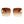 Brown Square Clover Sunglasses