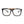 Black Clear Medallion Glasses