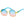 Blue Round Flat Sunglasses