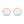 Pink Round Flat Sunglasses