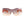 Orange Rimless Butterfly Sunglasses