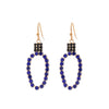 Blue Xmas Light Earrings