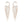 Gold C Cubic Zirconia Fringe Earrings