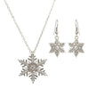 Silver Winter Snowflake Necklace