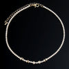 Gold CZ Faith Tennis Choker