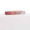 Rainbow Rhinestone Eternity Ring