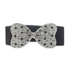 Dotted Bowknot Rhinestone Belt