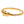 Gold Clear CZ 925 Silver Ring