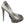 Silver Leather FAKE FRIEND Studs Heels Shoes