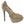 Beige Leather GOLD JUNGLE Strass Heels Shoes