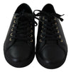 Black Gold Leather Lace Black Gold Leather Lace Shoes