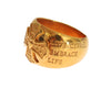 Gold Plated 925 Silver Ring