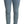 Blue Cotton Stretch Hem Slim Fit Women Denim Trouser