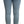 Blue Cotton Stretch Hem Slim Fit Women Denim Trouser