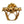 Gold Brass Yellow Crystal Flower Ring