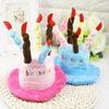 Hat Cap Cake Candles Pet Birthday Costume Cosplay Puppy Dog Cat Christmas Deco