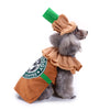 Starbucks Pumpkin Dog Dress Up, Funny Pet Costume Cosplay Halloween Party Outfit