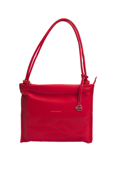 Red Leather Shoulder Bag