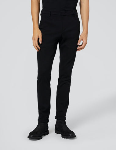 Black Cotton Jeans & Pant