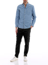 Black Cotton Jeans & Pant