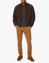 Brown Cotton Jeans & Pant
