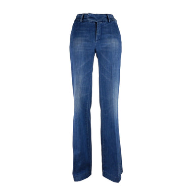 Blue Cotton Jeans & Pant