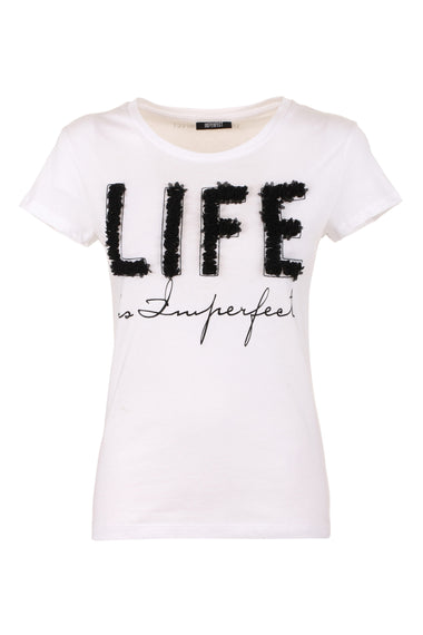 White Cotton Tops & T-Shirt