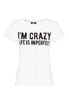 White Cotton Tops & T-Shirt