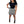 Black White 5XL Top Skirt Set