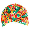 Yellow and Red Donut Knot Turban