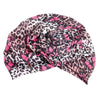 Pink Butterfly Leopard Turban