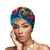 Rainbow Leopard Print Knotted Turban