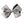Pair of Gray and Black Bow Shoe Bands