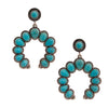 Turquoise Squash Blossom Earrings