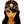 Gold Lion and Beaded Head Chain