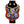 Multi Color Bead Bib Necklace Set with Cowrie Shell and Mosaic Detail