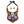 Multi Color Bead Bib Necklace Set with Cowrie Shell and Mosaic Detail